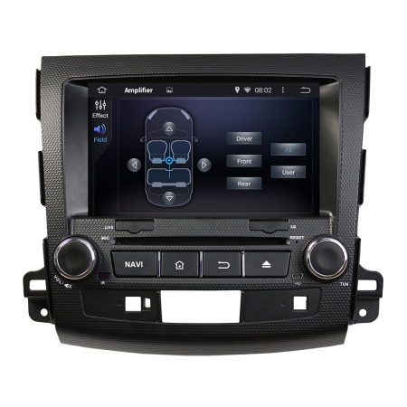 Штатная магнитола Carmedia KD-8063-P6 для Mitsubishi Outlander XL 2006-2012, Peugeot 4007 2007-2012, Citroen C-Crosser 2007-2012 c DSP процессором на Android 9