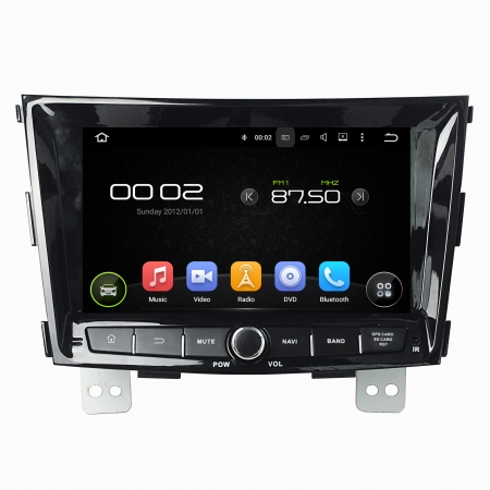 Штатная магнитола Carmedia KD-8116-P30 для Ssang Yong Tivoli c DSP процессором на Android 9