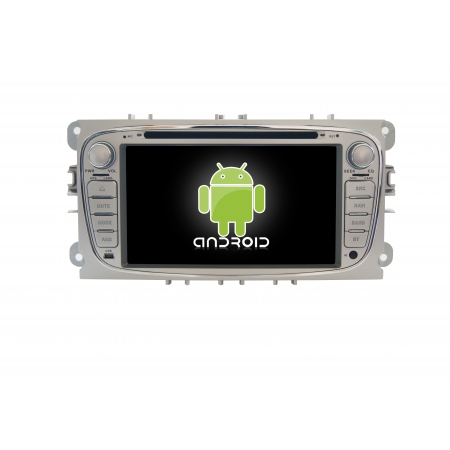 Штатная магнитола Carmedia MKD-F746S-P30 для Ford Focus 2, Mondeo, S-Max (овальная) с DSP процессором на Android 10