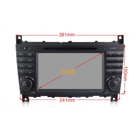 Штатная магнитола Carmedia MKD-M790-P30 для Mercedes Benz G W463, C-класс W203, CLK, CLC, SLK с DSP процессором на Android 10