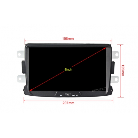 Штатная магнитола Carmedia MKD-R831-P30 для Renault Duster, Sandero, Logan, Kaptur и Lada Xray 2016+ с DSP процессором на Android 10