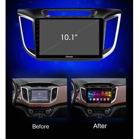 Штатная магнитола Carmedia OL-1701 для Hyundai Creta 2016+ c DSP процессором с CarPlay на Android 10