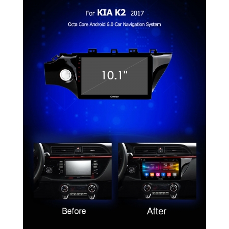 Штатная магнитола Carmedia OL-1742 для Kia RIO 2017+ с DSP процессором с CarPlay на Android 10