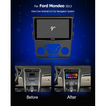 Штатная магнитола Carmedia OL-9205 для Ford Mondeo 5 2015+ с DSP процессором с CarPlay на Android 10