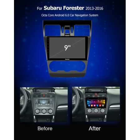 Штатная магнитола Carmedia OL-9511 для Subaru Forester 2013-2014 (SH), XV 2012-2014, Impreza 2011+ (GP/GJ) c DSP процессором с CarPlay на Android 10