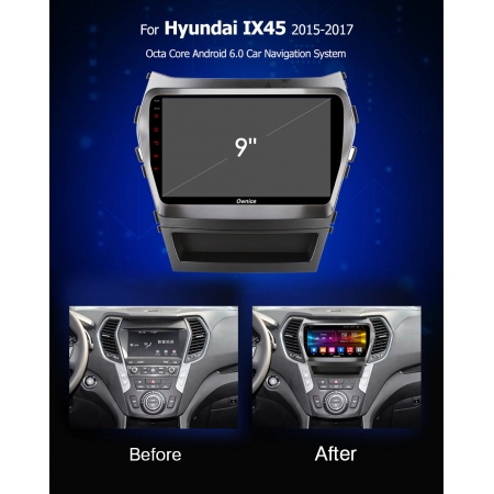 Штатная магнитола Carmedia OL-9703 для Hyundai Santa Fe 2012+ (DM), Grand Santa Fe 2014+ с DSP процессором с CarPlay на Android 10