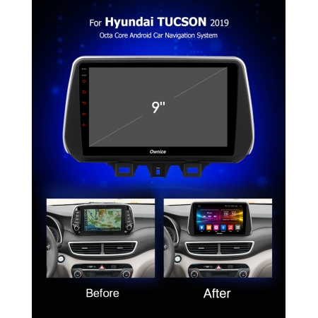 Штатная магнитола Carmedia OL-9728 для Hyundai Tucson 2019+ c DSP процессором с CarPlay на Android 10