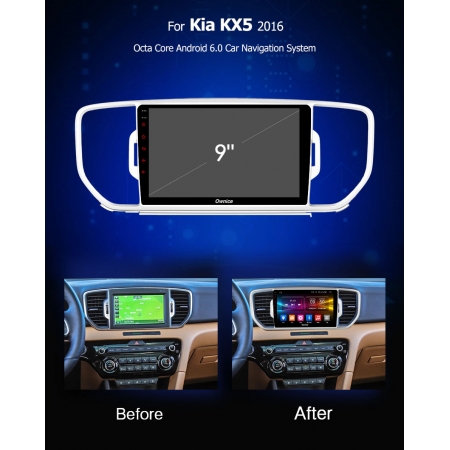 Штатная магнитола Carmedia OL-9733 для Kia Sportage 2016+ с DSP процессором с CarPlay на Android 10