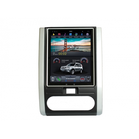 Головное устройство в стиле Тесла Carmedia ZF-1008-DSP для Nissan X-Trail 2007-2014 c DSP процессором на Android