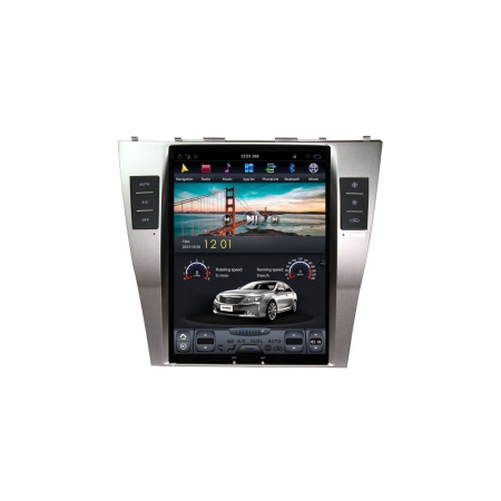 Головное устройство в стиле Тесла Carmedia ZF-1033-DSP для Toyota Camry V40 c DSP процессором на Android