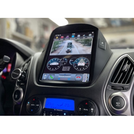 Головное устройство в стиле Тесла Carmedia ZF-1092-DSP для Hyundai ix35 2009-2015 c DSP процессором на Android
