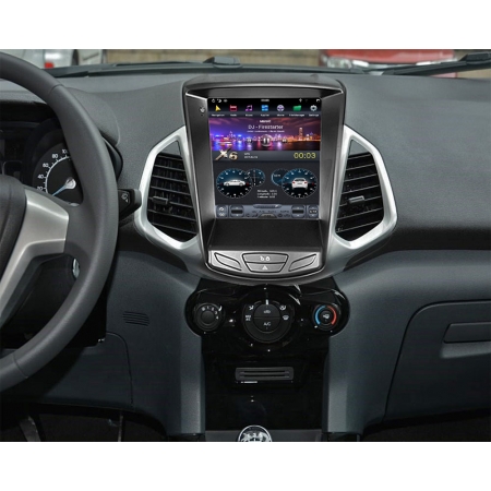 Головное устройство в стиле Тесла Carmedia ZF-1166-DSP для Ford Ecosport c DSP процессором на Android