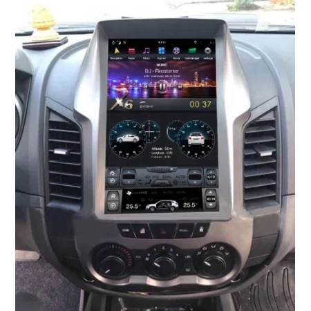Головное устройство в стиле Тесла Carmedia ZF-1248-DSP для Ford Ranger c DSP процессором на Android