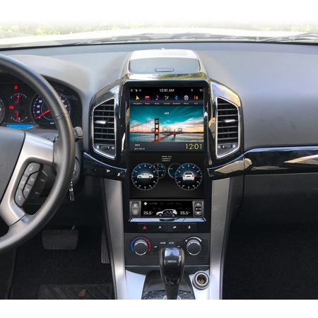 Головное устройство в стиле Тесла Carmedia ZF-1803-DSP для Chevrolet Captiva 2011-2016 c DSP процессором на Android