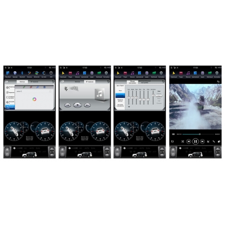 Головное устройство в стиле Тесла Carmedia ZF-1815-DSP для Lexus GX 460 2010-2019 c DSP процессором на Android