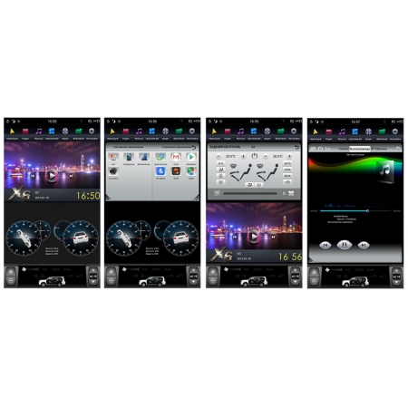 Головное устройство в стиле Тесла Carmedia ZF-1815-DSP для Lexus GX 460 2010-2019 c DSP процессором на Android