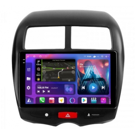 Штатная магнитола FarCar S400 XXL026M для Mitsubishi ASX, Peugeot 4008, Citroen C4 Aircross с DSP процессором и 4G модемом (8/256 Гб) экран 2K на Android 10