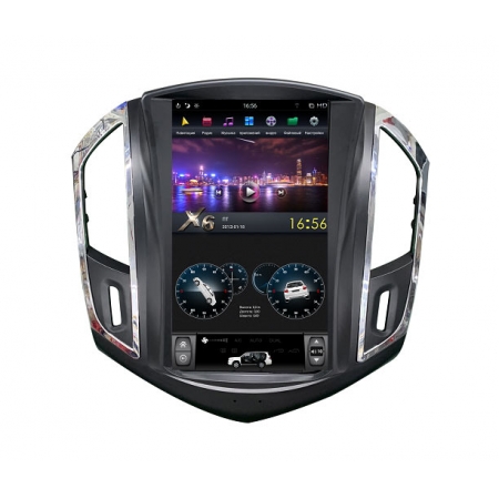 Головное устройство в стиле Тесла FarCar ZF261 для Chevrolet Cruze 2013-2015 с матрицей IPS HD на Android