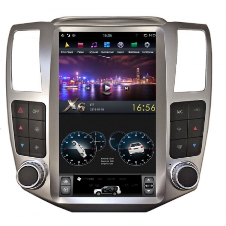 Головное устройство в стиле Тесла FarCar ZF450 для Lexus RX 2003-2009 с матрицей IPS HD на Android