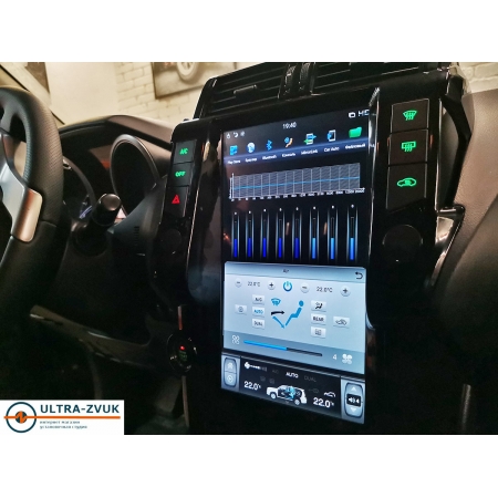 Головное устройство в стиле Тесла FarCar ZF531 для Toyota Land Cruiser Prado 150 2014-2016 на Android