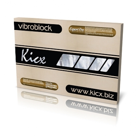 шумоизоляция vibroblock expert plus (0,54*0,37) (12 л. упаковка)