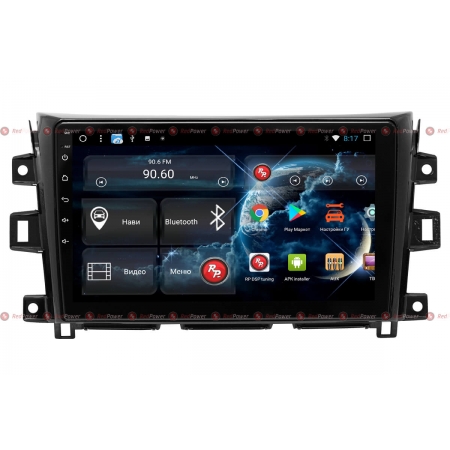 Штатная магнитола Redpower 71028 Slim для Nissan Navara 2014-2020 с DSP процессором, 4G модемом и CarPlay на Android 10