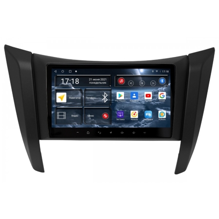 Штатная магнитола Redpower 71029 Slim для Nissan Navara 2014-2020 с DSP процессором, 4G модемом и CarPlay на Android 10