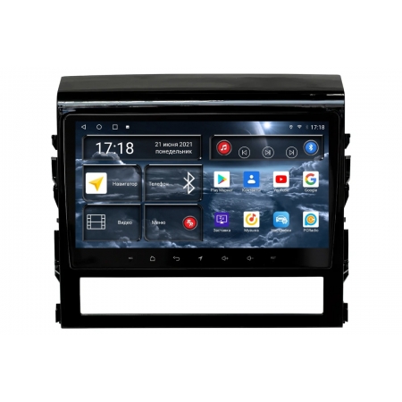 Штатная магнитола Redpower 71201 Slim для Toyota Land Cruiser 200 2014+ с DSP процессором, 4G модемом и CarPlay на Android 10