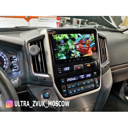 Штатная магнитола Redpower 71201 Slim для Toyota Land Cruiser 200 2014+ с DSP процессором, 4G модемом и CarPlay на Android 10