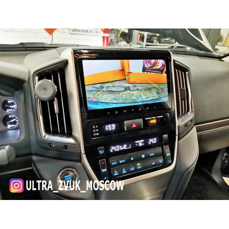 Штатная магнитола Redpower 71201 Slim для Toyota Land Cruiser 200 2014+ с DSP процессором, 4G модемом и CarPlay на Android 10