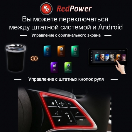 CarPlay AI box Android RedPower Pro (RP AIPRO) 8/128 Гб