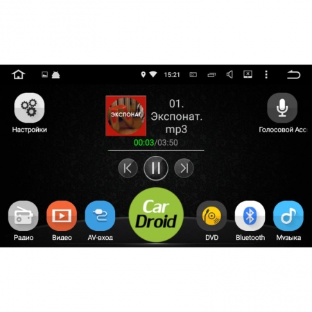 Штатная магнитола Roximo CarDroid RD-1001D 1DIN Универсальная с DSP процессором на Android 9
