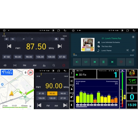 Штатная магнитола Roximo RX-1006 Универсальная 2DIN c DSP процессором и 4G Sim на Android 11