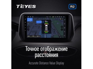 Парктроник Teyes R2 перед и зад 8 датчиков для подключения к магнитоле (цвет на выбор)