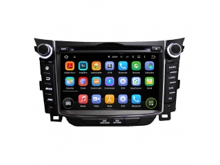 Штатная магнитола Carmedia KD-7028-P6 для Hyundai i30 2012+ c DSP процессором на Android 9