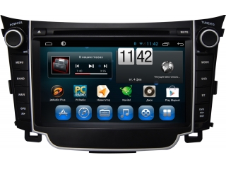 Штатная магнитола Carmedia KR-7036-S9 для Hyundai i30 2012+ с DSP процессором, 4G модемом и CarPlay на Android 8.1