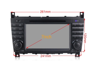 Штатная магнитола Carmedia MKD-M790-P30 для Mercedes Benz G W463, C-класс W203, CLK, CLC, SLK с DSP процессором на Android 10