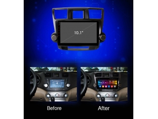 Штатная магнитола Carmedia OL-1616 для Toyota Highlander 2007-2013 c DSP процессором с CarPlay на Android 10