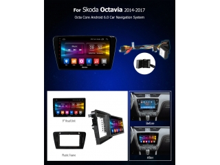 Штатная магнитола Carmedia OL-1916 для Skoda Octavia A7 2013+ с DSP процессором с CarPlay на Android 10