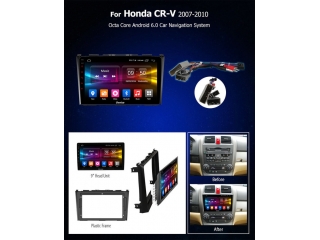 Штатная магнитола Carmedia OL-9640 для Honda CR-V 2006-2012 c DSP процессором с CarPlay на Android 10