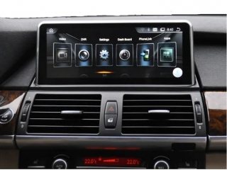 Штатная магнитола Carmedia XN-B1001-Q6 для BMW X5 E70 2006-2010 и X6 E71 2008-2010 CСC с 4G Sim на Android 9.0