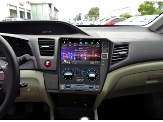 Головное устройство в стиле Тесла Carmedia ZF-1030-DSP для Honda Civic 2012-2013 c DSP процессором на Android