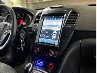 Головное устройство в стиле Тесла Carmedia ZF-1069BL-DSP для Opel Insignia 2009–2013 c DSP процессором на Android