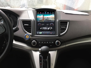 Головное устройство в стиле Тесла Carmedia ZF-1091-DSP для Honda CR-V 2013-2016 (для авто 2,4л с усилителем и камерой) c DSP процессором на Android