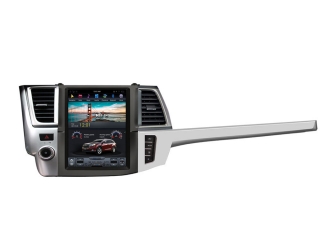 Головное устройство в стиле Тесла Carmedia ZF-1207-DSP для Toyota Highlander 2014+ c DSP процессором на Android