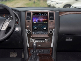 Головное устройство в стиле Тесла Carmedia ZF-1222-DSP для Nissan Patrol 2010+ c DSP процессором на Android
