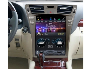 Головное устройство в стиле Тесла Carmedia ZF-1303H-32-DSP для Lexus LS 460 c DSP процессором на Android