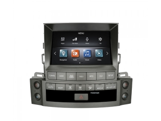 Головное устройство в стиле Тесла Carmedia ZF-8001-DSP для Lexus LX 570 2007-2015 c DSP процессором на Android
