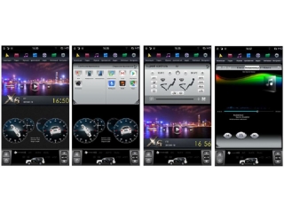 Головное устройство в стиле Тесла FarCar ZF056-1 для Mitsubishi Outlander XL, Citroen C-Crosser, Peugeot 4007 (Low) с матрицей IPS HD на Android