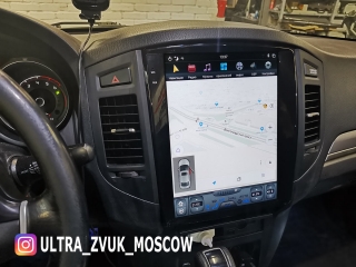 Головное устройство в стиле Тесла FarCar ZF458 для Mitsubishi Pajero 4 на Android